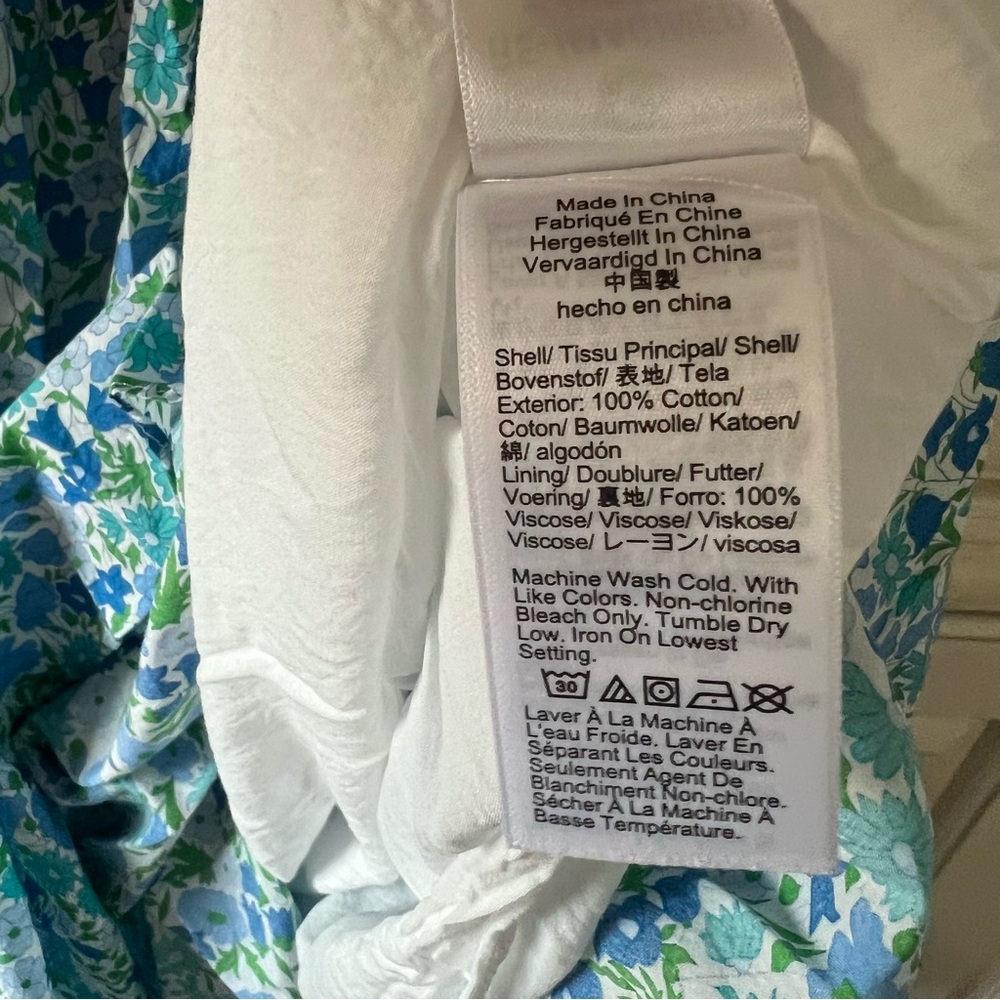 J.Crew A-line midi dress in Liberty Poppy and Daisy floral, Size 6 - Picture 12 of 14